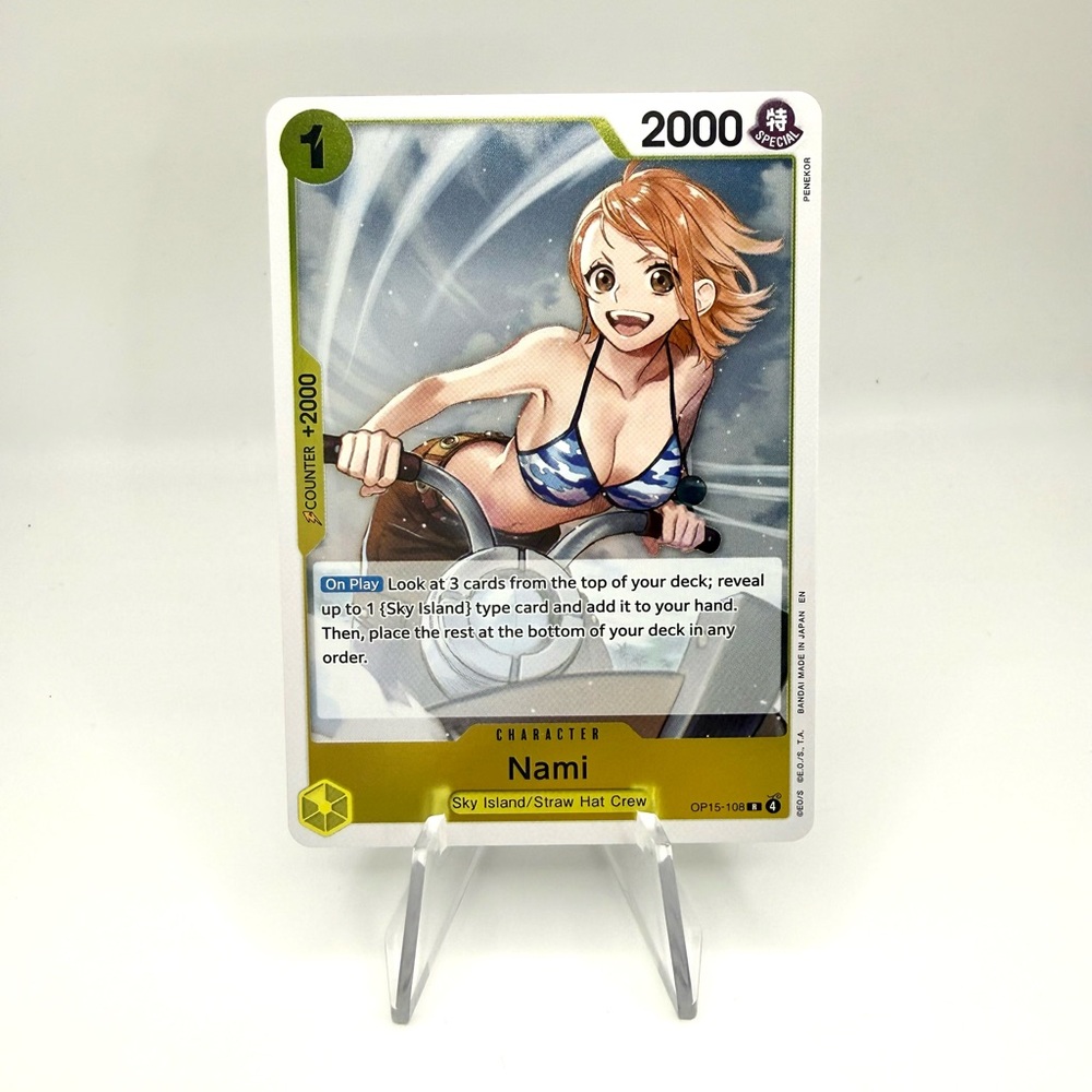 One Piece TCG - Nami OP15-108 Adventure on Kami's Island Foil English